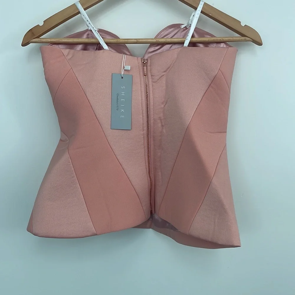 Starlet Bustier In Salmon - Picture 2 of 6